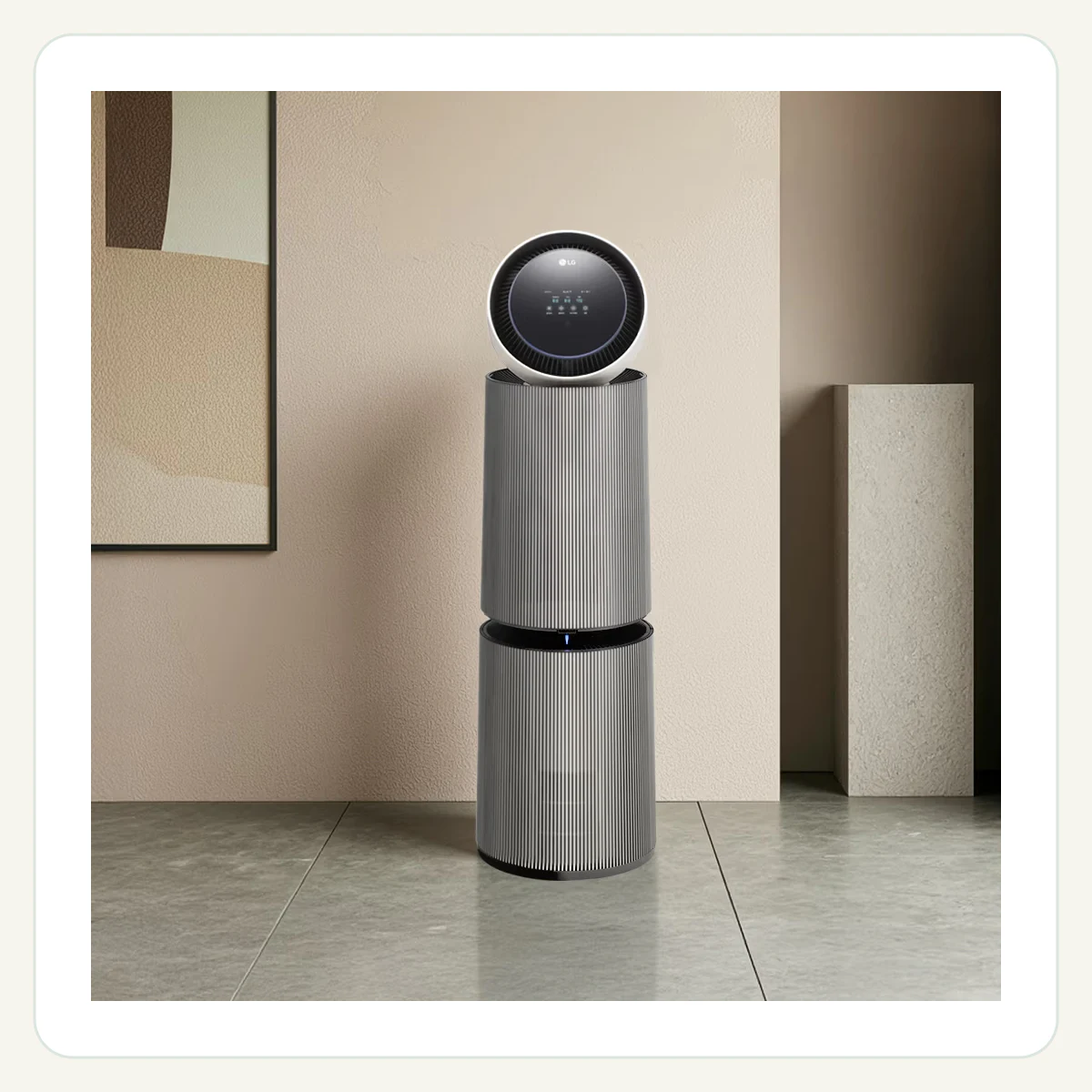 LG 퓨리케어 AI 오브제컬렉션 360˚ 공기청정기 M5 + 무빙휠 세트 제품 이미지