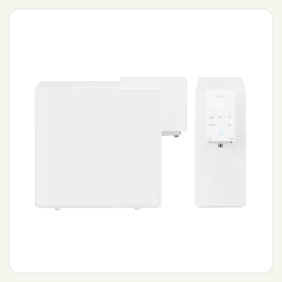 LG 퓨리케어 오브제컬렉션 정수기(맞춤 lite, 냉온정) 제품 이미지