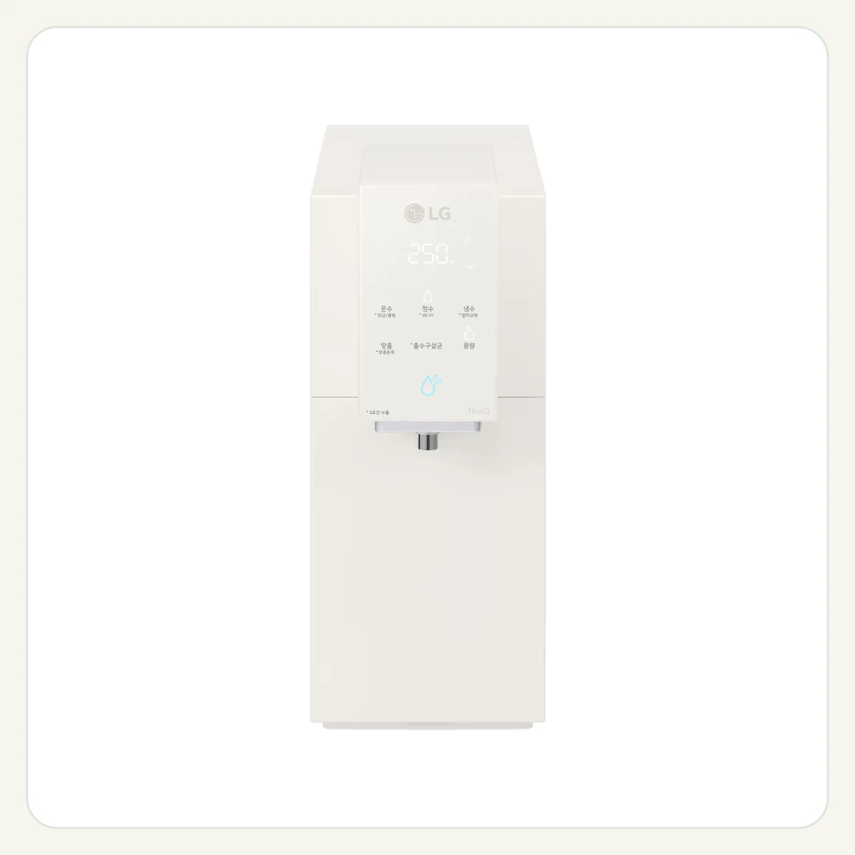 LG 퓨리케어 오브제컬렉션 정수기(맞춤 출수, 냉온정) 제품 이미지
