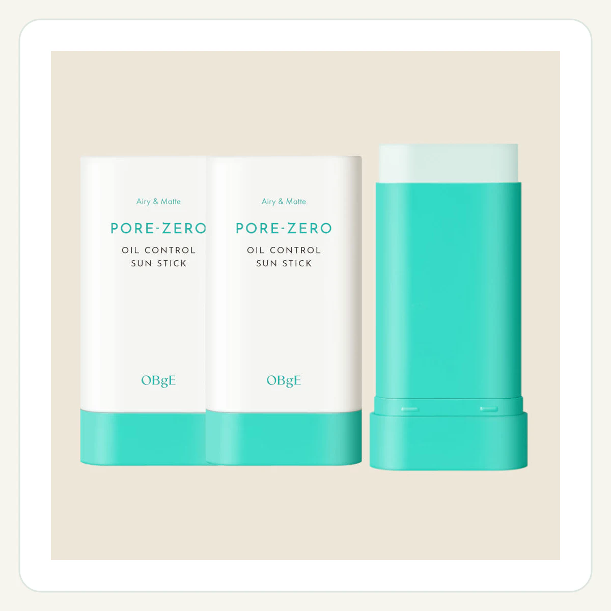 오브제 포어제로 오일 컨트롤 선스틱 18g 2개 SPF 50+ PA++++ 제품 이미지