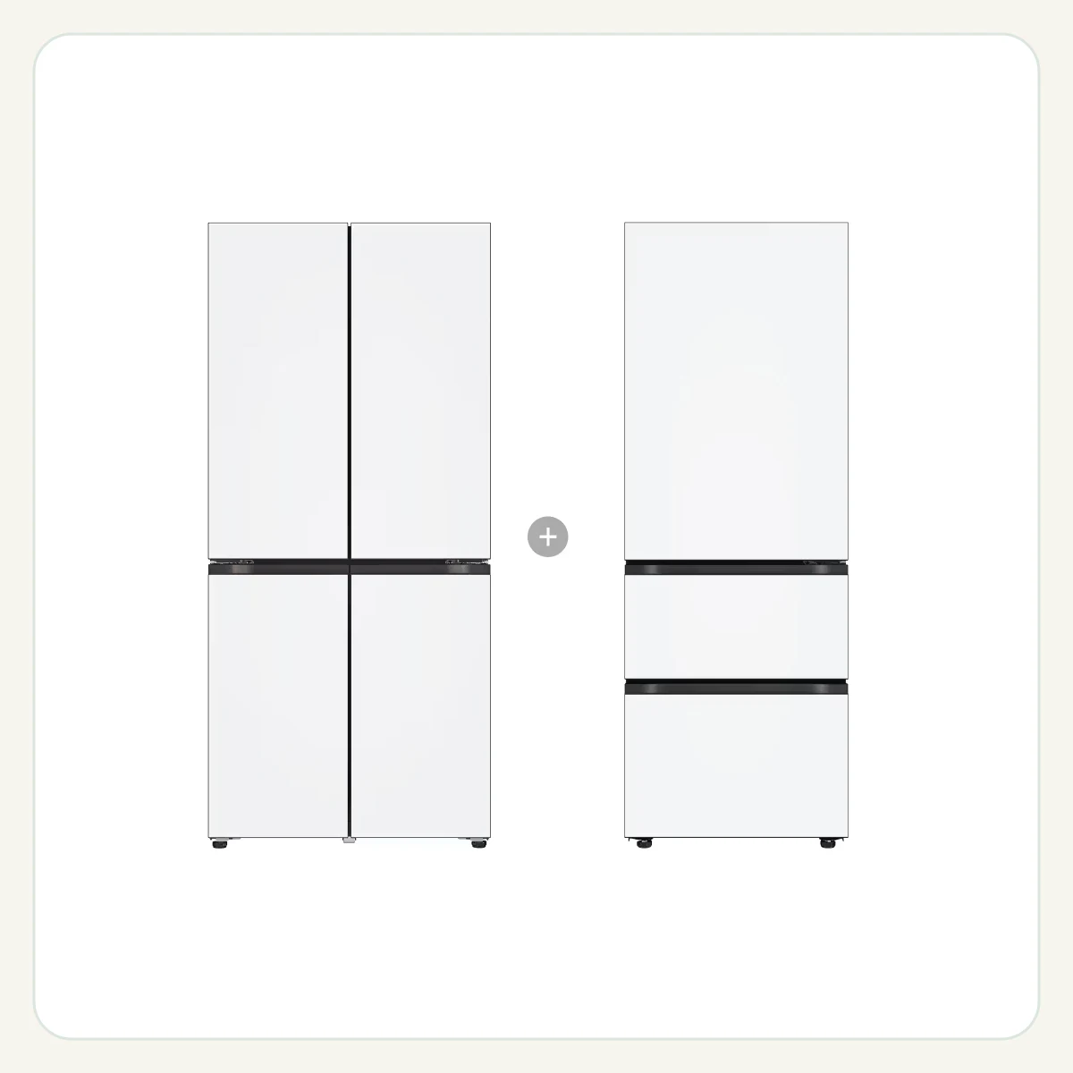 LG 디오스 오브제컬렉션 냉장고 Fit & Max + LG 디오스 오브제컬렉션 김치톡톡 Fit & Max 제품 이미지