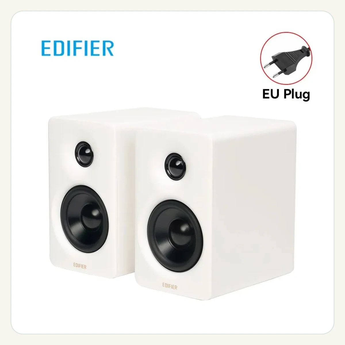 Edifier M60 컴팩트 데스크탑 고해상도 무선 블루투스 USB C AUX 입력 스피커 제품 이미지