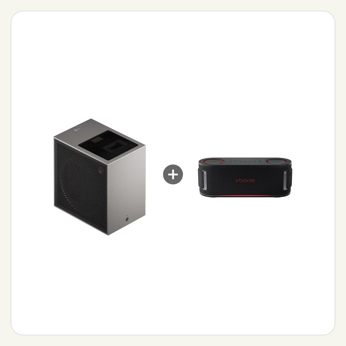 LG 시네빔 쇼츠 (빔프로젝터) + LG 엑스붐 바운스 제품 이미지